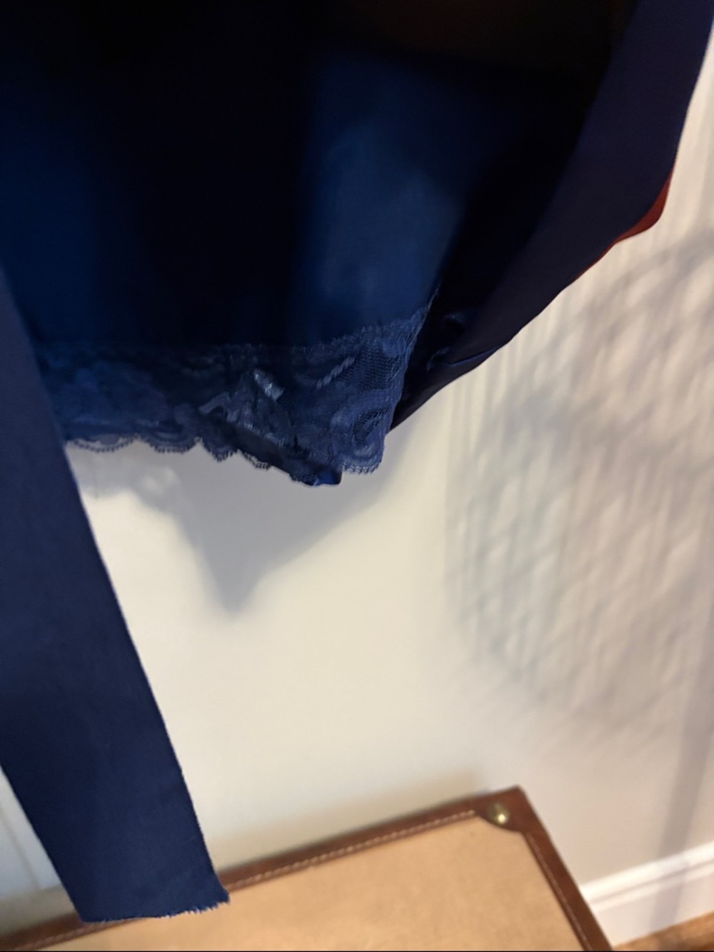 Trina Turk Navy, Mustard & Rust Striped Midi Dress - Picture 8 of 9